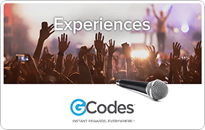 GCodes Global Experiences US 100 USD