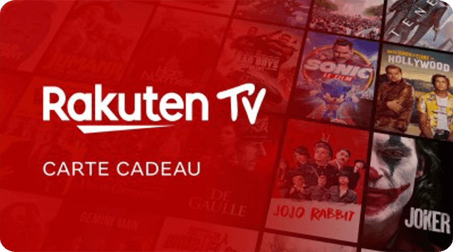 RAKUTEN TV Pass 10 films 1 code