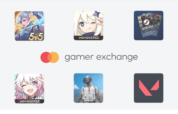 Mastercard Gamer Exchange SG 50 SGD